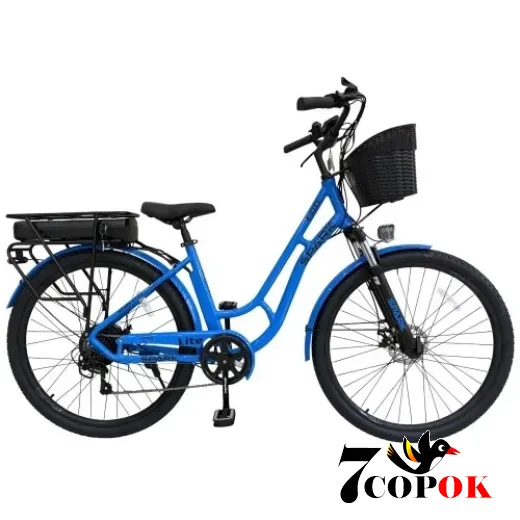 Електровелосипед SPARK E-CITY LITE 18 (синій), 500 Вт., 35 км/год, купити в Україні