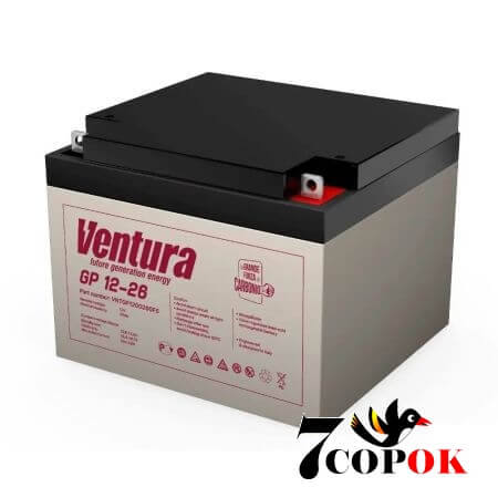 Акумулятор Ventura GP 12-26, AGM свинцево-кислотний, купити в Україні