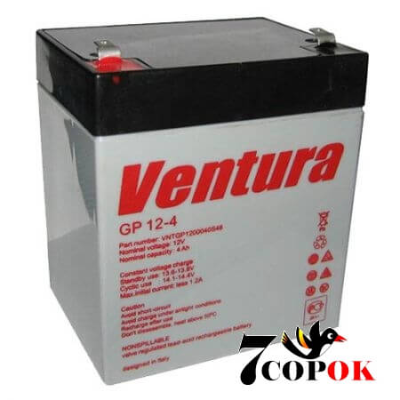Акумулятори ventura GP 12-4