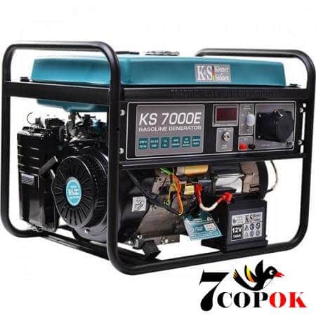 Генератор бензиновий Konner & Sohnen KS 7000E, 5.0 кВт, купить