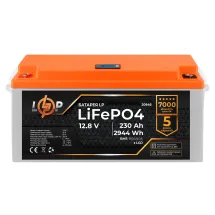 LogicPower LP LiFePO4 для ДБЖ LCD 12V (12,8V) - 230 Ah (2944Wh) (BMS 80A/40A) пластик