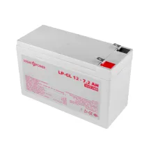 LogicPower LP-GL 12V - 7.2 Ah Silver