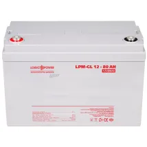 LogicPower LP-GL 12V - 80 Ah Silver