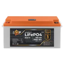 LogicPower LP LiFePO4 24V (25,6V) 100 Ah 2560Wh (BMS 150/75А) LCD