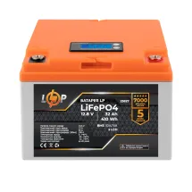 Logicpower LP LiFePO4 12,8V - 32 Ah (410Wh) (23827) пластик LCD