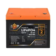 Logicpower LP LiFePO4 12,8V - 50 Ah (640Wh) (29543) пластик для ДБЖ