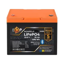 LogicPower LP LiFePO4 25,6V - 50 Ah (1280Wh BMS 80A/50А) Smart BT