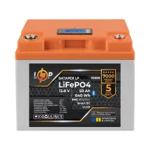 LogicPower LP LiFePO4 12,8V - 50 Ah (640Wh) (BMS 80А/50A) пластик LCD Smart BT