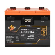 LogicPower LP LiFePO4 12,8V - 64 Ah (820Wh) (BMS 80A/40А) пластик 2XT90 4USB стартер