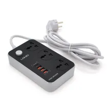 LDNIO SC3412 3 Розетки + 4 USB