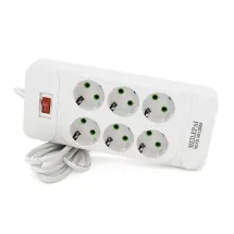 Voltronic F33 6 розеток EU 2 м White