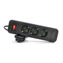 Voltronic F23 3 розетки EU 2 м Black
