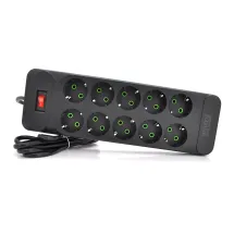 Voltronic F35 10 розеток EU Black