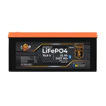 LogicPower LP LiFePO4 76,8V - 32 Ah (2457Wh) (BMS 64A/32А) пластик Smart BT