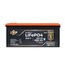LogicPower LP LiFePO4 25,6V - 230 Ah (5888Wh) (BMS 200A/100А) пластик Smart BT