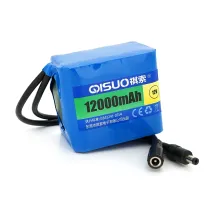 QiSuo 12V 12A Li-ion 18650, DC5.5x2.1, (79x57x68mm)