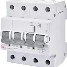 ETI KZS-4M 3p+N C 32/0,03 тип AC (6kA)