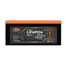 LogicPower LP LiFePO4 25,6V - 150 Ah (3840Wh BMS 150A/75А) Smart BT